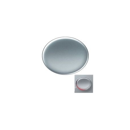TECLA INTERRUPTOR CONMUTADOR CON VISOR PLATA NIESSEN TACTO