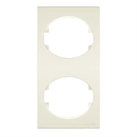 MARCO 2 ELEMENTOS VERTICAL BLANCO NIESSEN TACTO 5572 BL