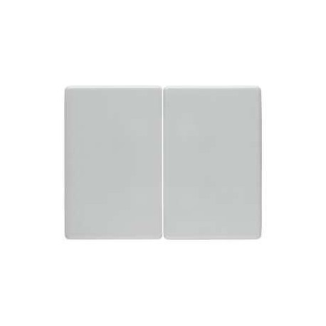TECLA DOBLE PLASTICO BLANCO POLAR ARSYS