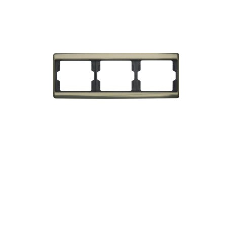 Marco 3 elementos horizontal Arsys bronce claro 13740001