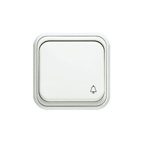 PULSADOR TIMBRE CON VISOR BLANCO NIESSEN OVER