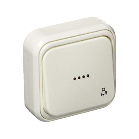 PULSADOR LUZ CON VISOR BLANCO NIESSEN OVER