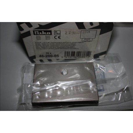 TAPA INTERRUPTOR PULSADOR BRONCE CON VENTANA TRASLUCIDA NIKO