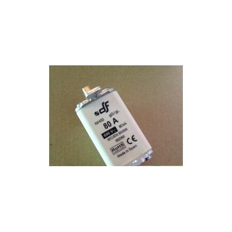 CARTUCHO FUSIBLE NH-0 gl-gL-gG 80A