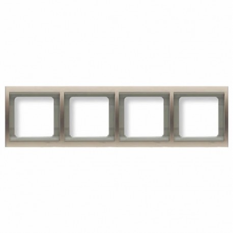 Marco 4 elementos horizontal cobre saten Olas Niessen 8474.1 CS
