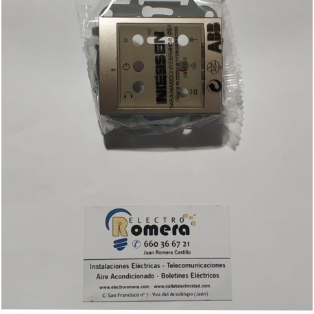 TAPA INTERCOMUNICADOR NIESSEN OLAS COBRE SATEN