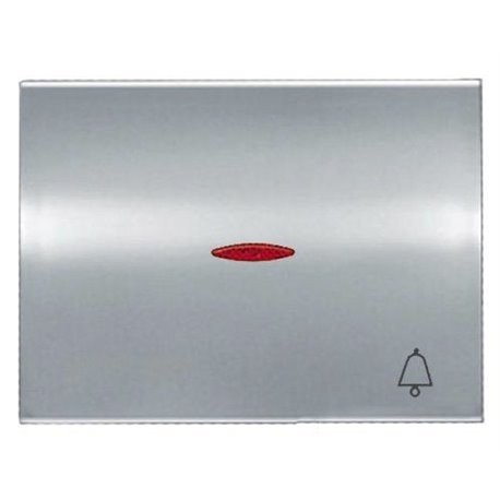 TECLA PULSADOR CON VISOR LUZ OLAS GRIS ARTICO