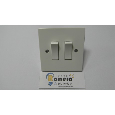PULSADOR LUZ FENOPLAK CON MARCO