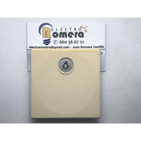 PLACA 2 MODULOS BLANCO MARFIL EUNEA