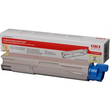 CARTRIDGE WEB	OKI   C3300N/C3400N/C3450            YELLOW