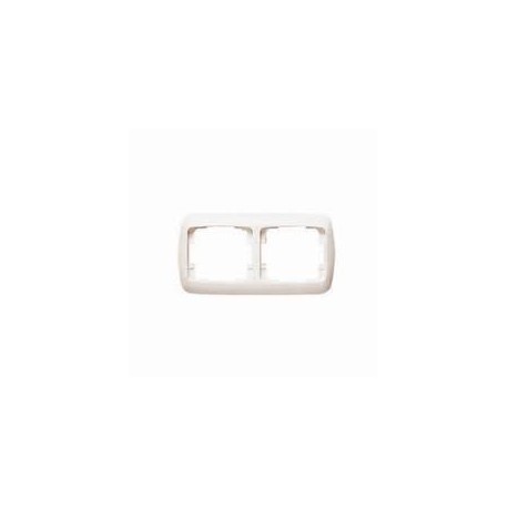 MARCO DOS ELEMENTOS HORIZONTAL ARCO BLANCO MARFIL