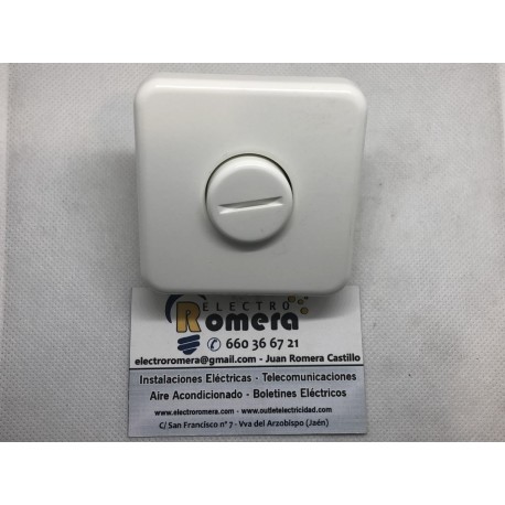BJC tapa salida cable ibiza blanco