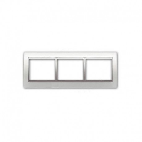 Marco de 3 elementos BJC Mega 22003-bs blanco satin