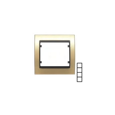 MARCO 4 ELEMENTOS VERTICAL ZAMAK DORADO TOSATADO BJC MEGA
