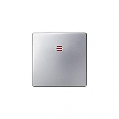 Tecla interruptor pulsador visor 82011-33 aluminio mate