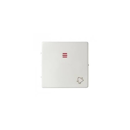 TECLA PULSADOR CAMPANA CON SIMBOLO BLANCO 82015-30