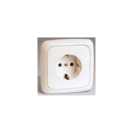 Caratura para Base Enchufe 2 P T.T Lateral incorporado 31472-31