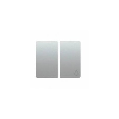 Tecla para conmutador + pulsador ALUMINIO MERCURIO BJC IRIS 18715-MA