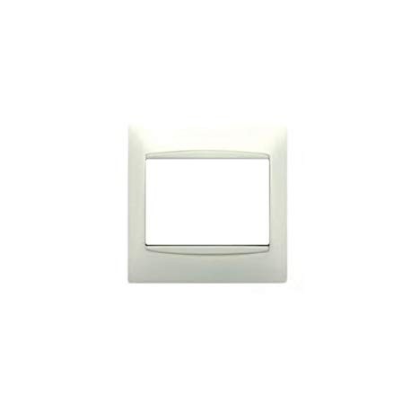 PLACA 1 ELEMENTO 21001-A BEIGE SERIE CORAL BJC ref: 21001-A
