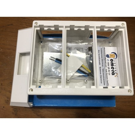PLACA DE 1 CON GARRAS PARA  MODULO ESTRECHO TEIDE