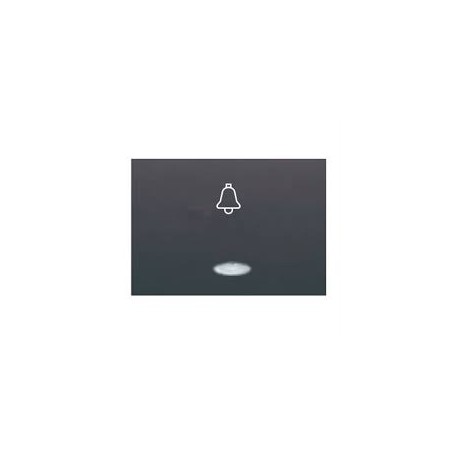 TECLA PULSADOR LUZ CON DIFUSOR O LUMINOSO GRIS LAVA BJC CORAL 21717 GLL