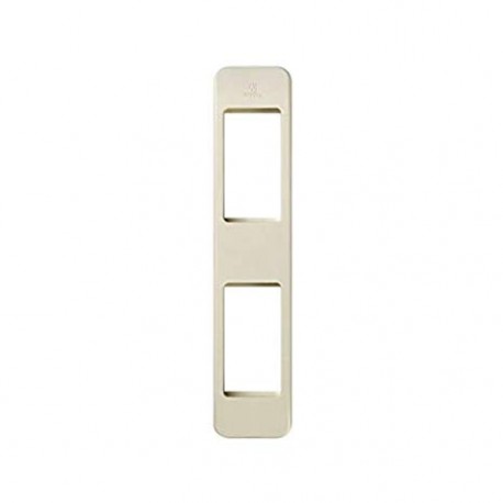 Pulsador luz modulo estrecho blanco nieve