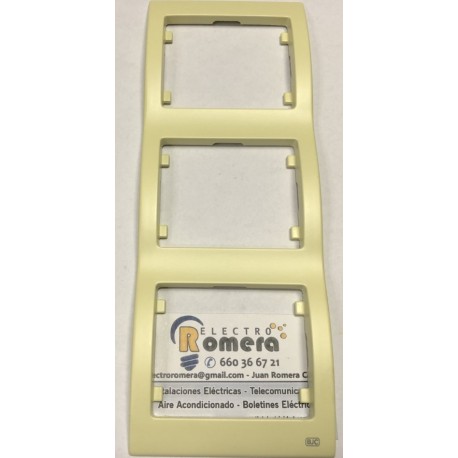 BJC 18103 VA MARCO 3 ELEMENTOS BLANCO VERTICAL BJC IRIS AMARILLO VAINILLA