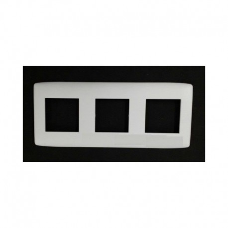 PLACA DE 2 ELEMENTOS MARFIL SM100