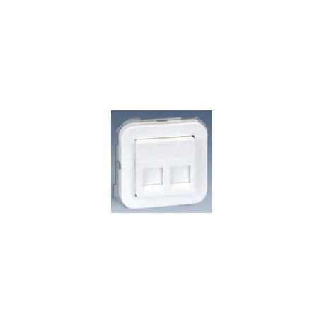 ADAPTADOR 2 COCTORES RJ-45 AVAYA BLANCO