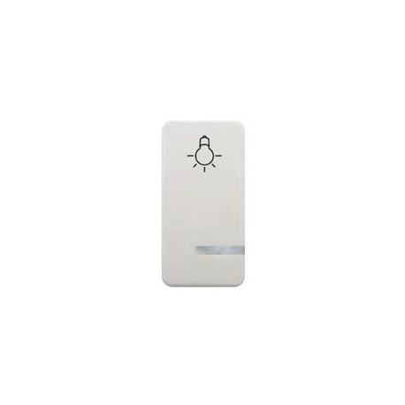 TECLA ESTRECHA PULSADOR LUZ CON DIFUSOR 16717-L