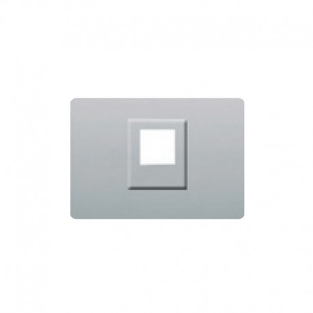 Tapa toma RJ11 o RJ45 PLATA LUNA BJC Coral 21782-PL