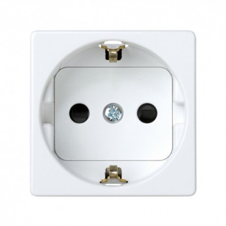 Pulsador luz modulo estrecho blanco nieve