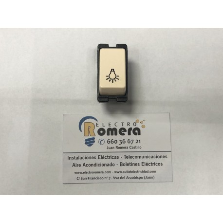 INTERRUPTOR MONOPOLAR SERIE IMPACT MARFIL