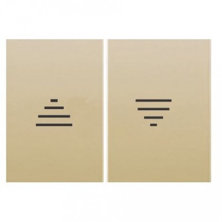 Tecla Para Interruptor De Persianas Beige Bjc Coral 21765-a