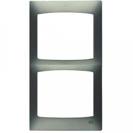 PLACA 2 ELEMENTOS VERTICAL GRIS SOMBRA BJC CORAL 21102-GS