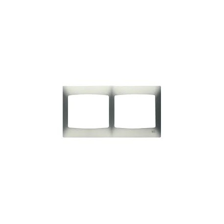 PLACA 2 ELEMENTOS HORIZONTAL GRIS SOMBRA 21012-GS BJC CORAL
