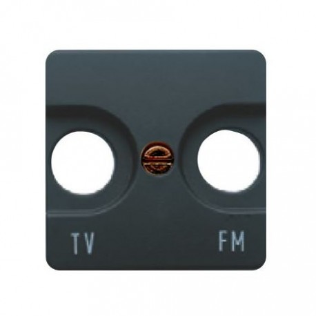 PLACA TOMA TV - FM CAOBA 15130-M