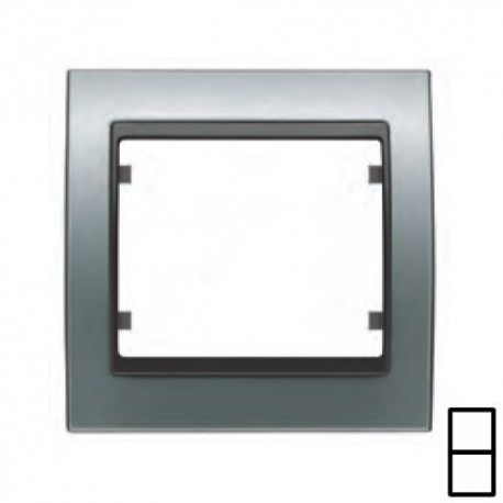 Marco 2 Elementos Vertical Aluminio Fusión Cosso Bjc Mega 22102-afc