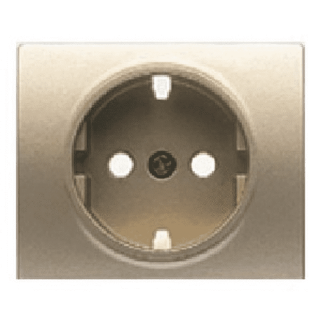 Tapa base enchufe seguridad bronce niebla BJC Mega 22724-BN