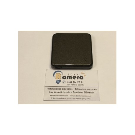 TECLA PULSADOR SIMBOLO TIMBRE COLOR BLANCO IBIZA 10716-B
