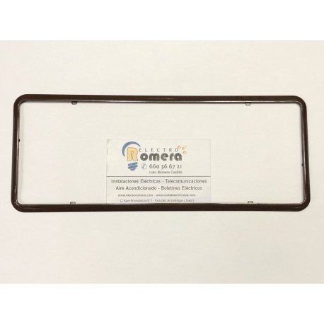 EMBELLECEDOR PLACA 3 ELEMENTOS ANCHO MARRON CAFE BJC SOL TEIDE 16102-MC
