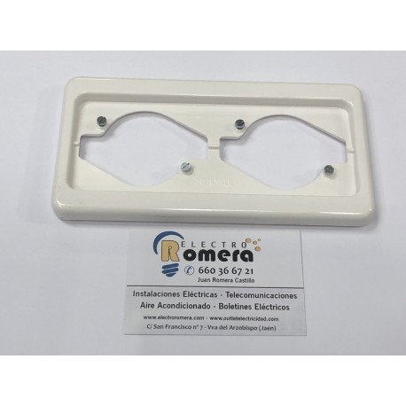 Marco 2 elementos horizontal Arsys bronce claro
