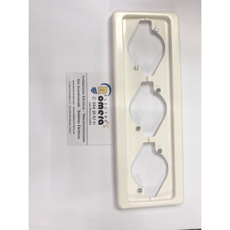 Marco 2 elementos horizontal Arsys bronce claro