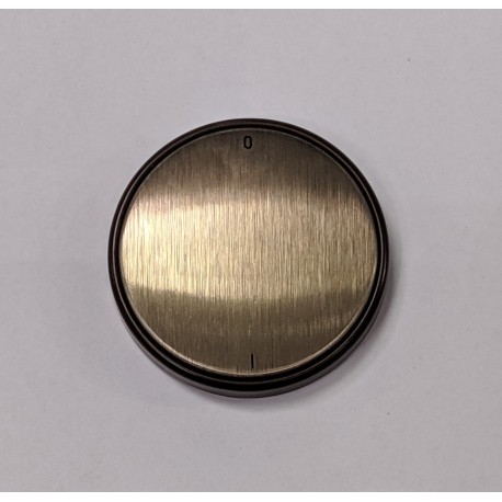 TECLA INTERRUPTOR BIPOLAR BRONCE Y MARRÓN BERKER STARPOINT 142586