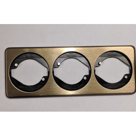 Marco 2 elementos horizontal Arsys bronce claro
