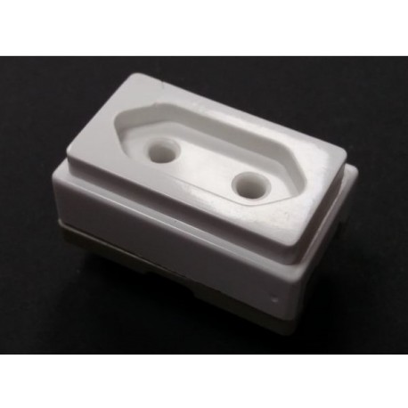 BASE ENCHUFE BIPOLAR 10/16A.250V.EUNEA/METROPOLI  BJC