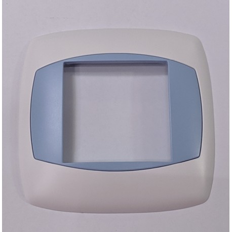 PLACA DE 1 ELEMENTOS BLANCO SM100 40462.18