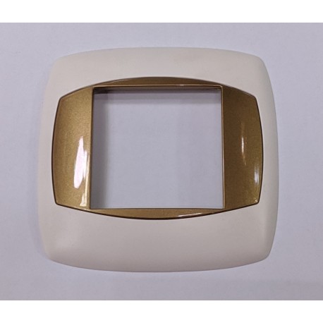 PLACA DE 1 ELEMENTOS BLANCO SM100 40462.18