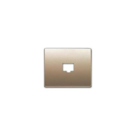 TAPA TOMA TELEFONO 8 VIAS RJ 45 BRONCE NIEBLA BJC MEGA 22782-BN