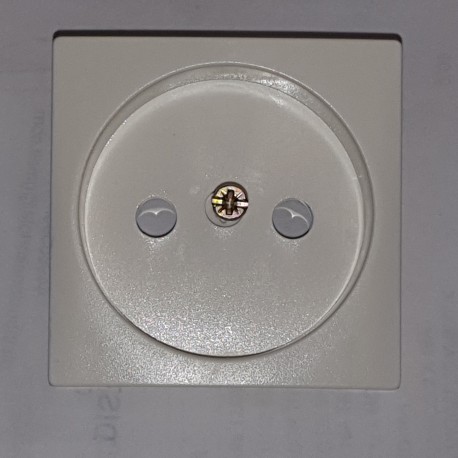 TAPA ENCHUFE BL.MARFIL 2 POLOS 40932.25